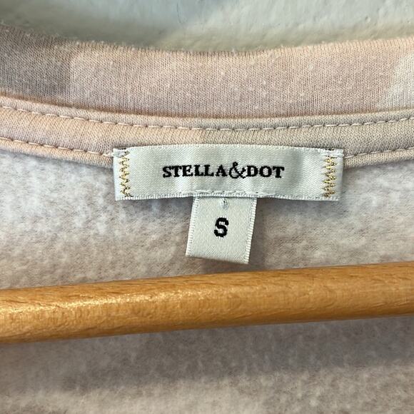 Stella and Dot Neutral Camo Zip Sweater | Small - Picture 2 of 8